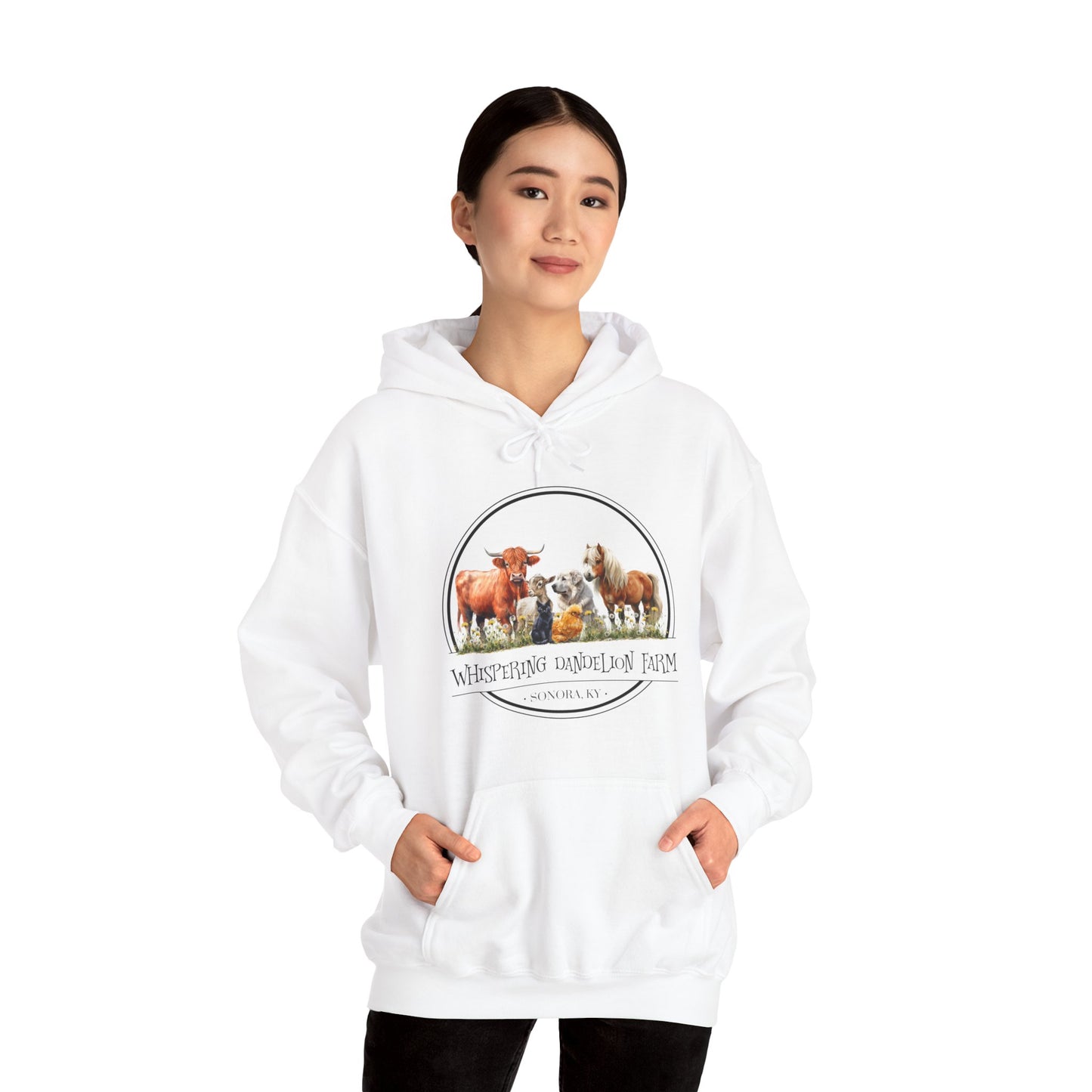 Whispering Dandelion Farm - Unisex Heavy Blend™ Hooded Sweatshirt