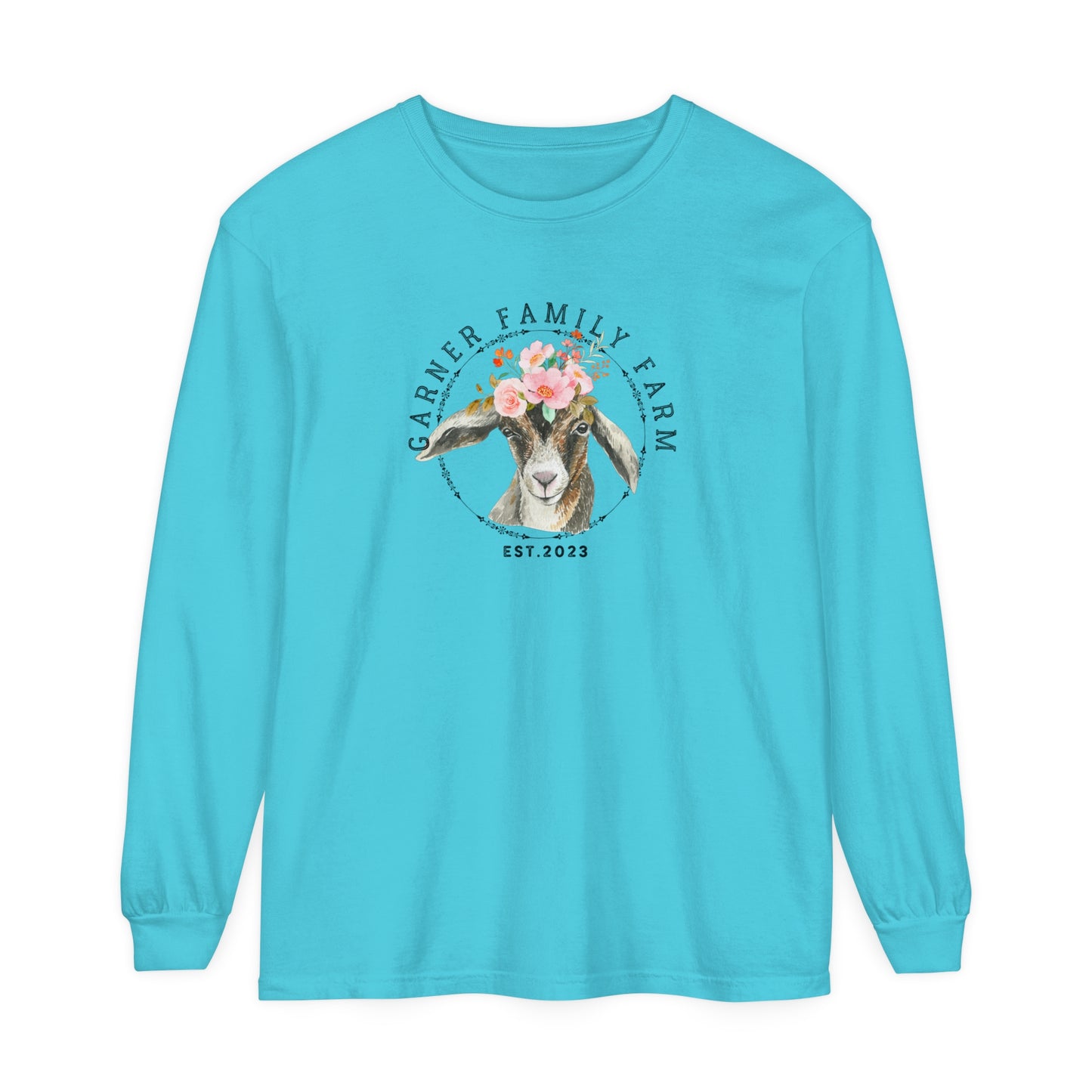 Garner Family Farm - Unisex Garment-dyed Long Sleeve T-Shirt