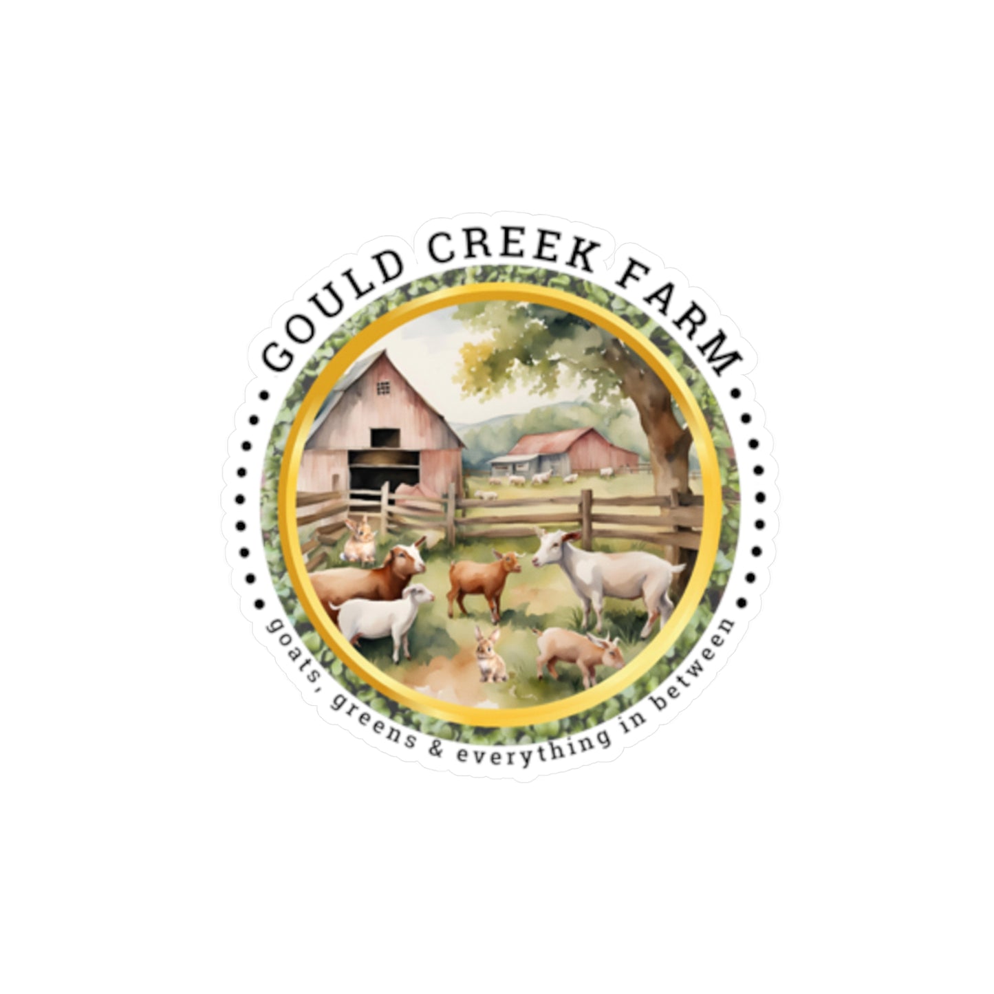 Gould Creek Farm - Kiss-Cut Vinyl Decals