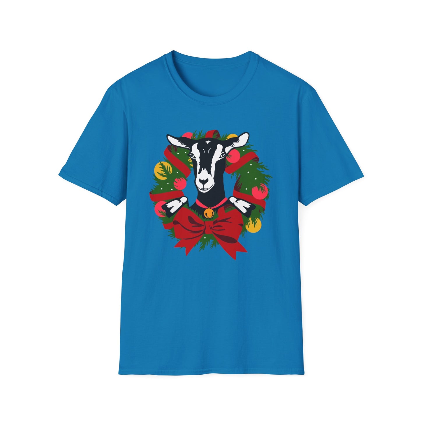 Goat Wreath - Unisex Softstyle T-Shirt