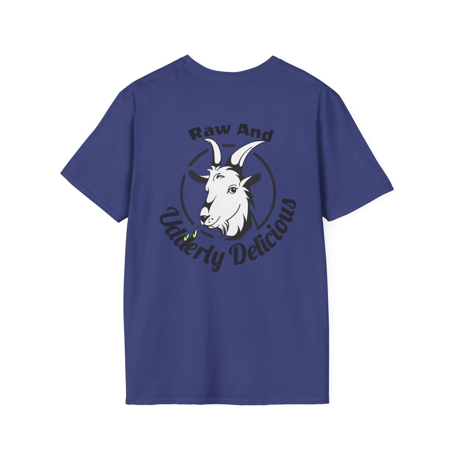 Raw And Udderly Delicious GCF - Unisex Softstyle T-Shirt