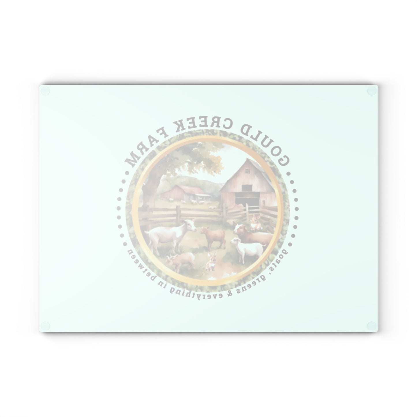 Gould Creek Farm - Glass Cutting Board