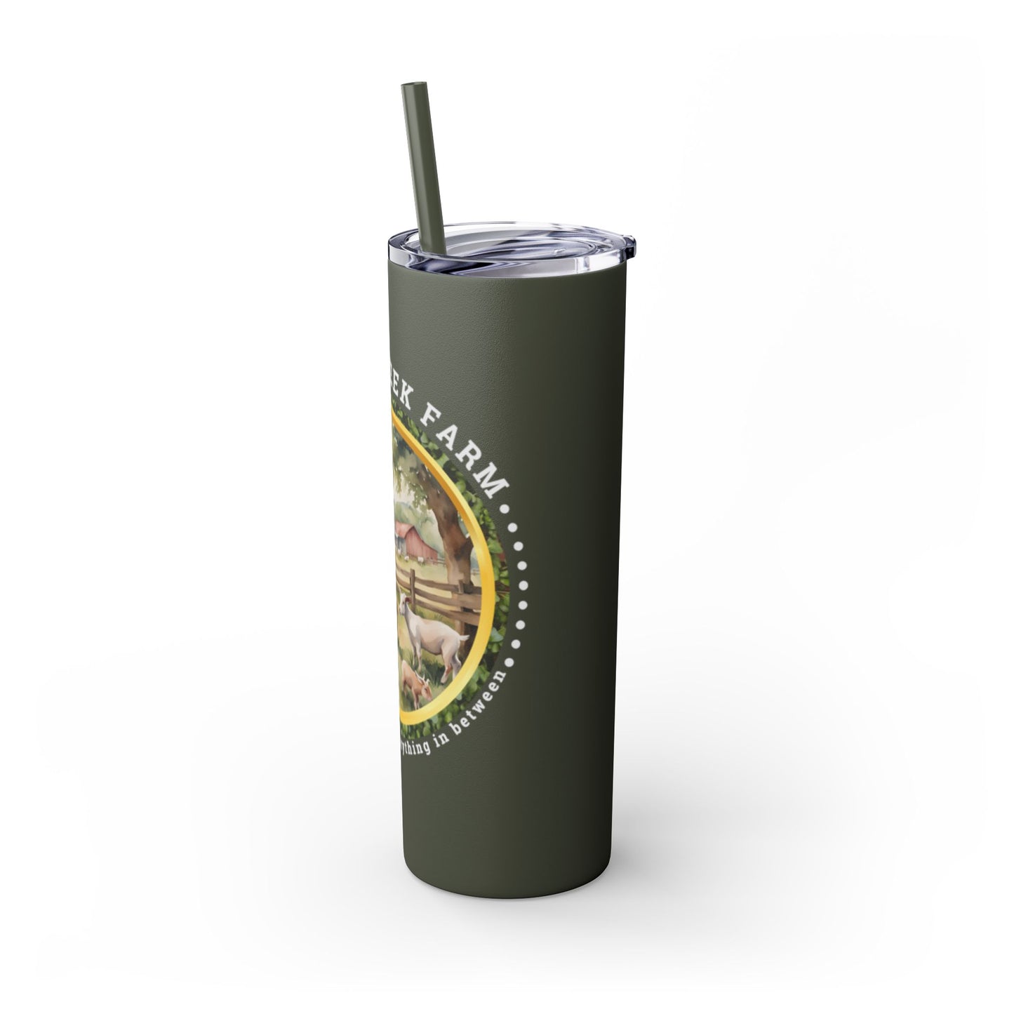 Gould Creek Farm - Skinny Tumbler with Straw, 20oz