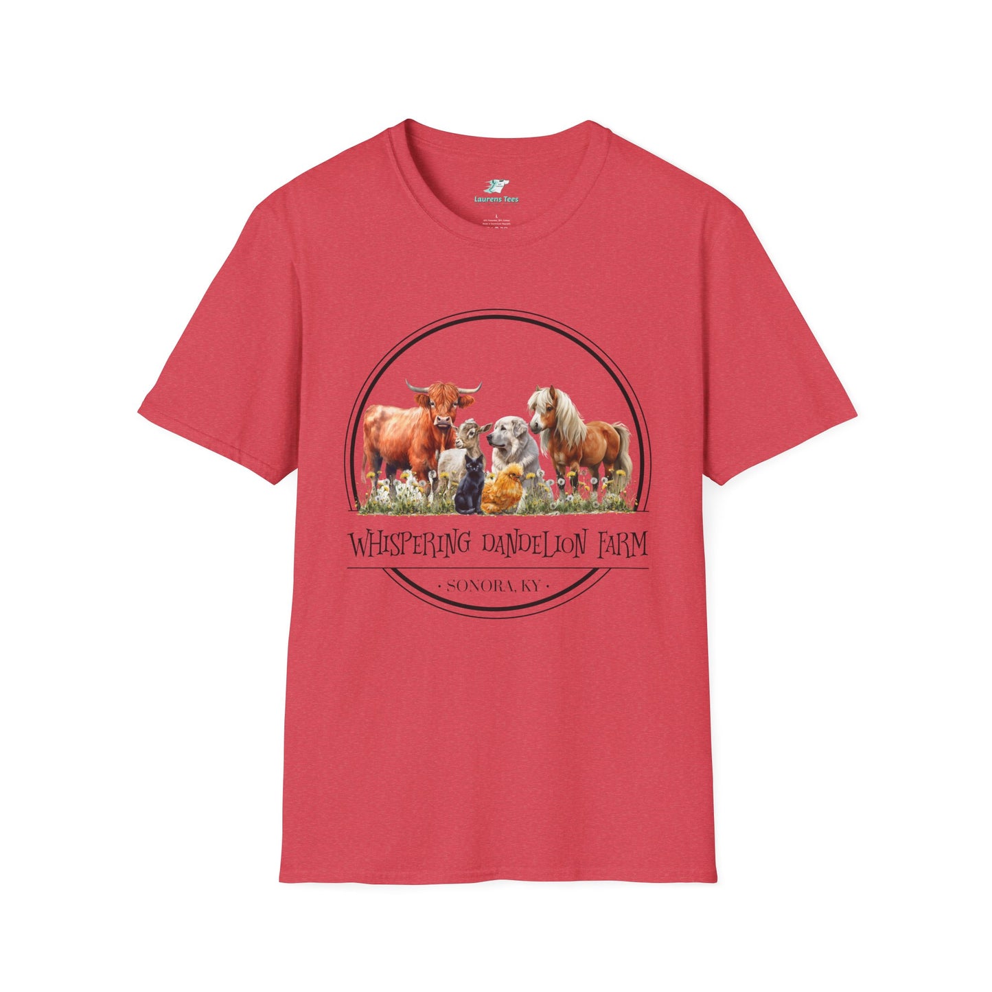 Whispering Dandelion Farm - Unisex Softstyle T-Shirt