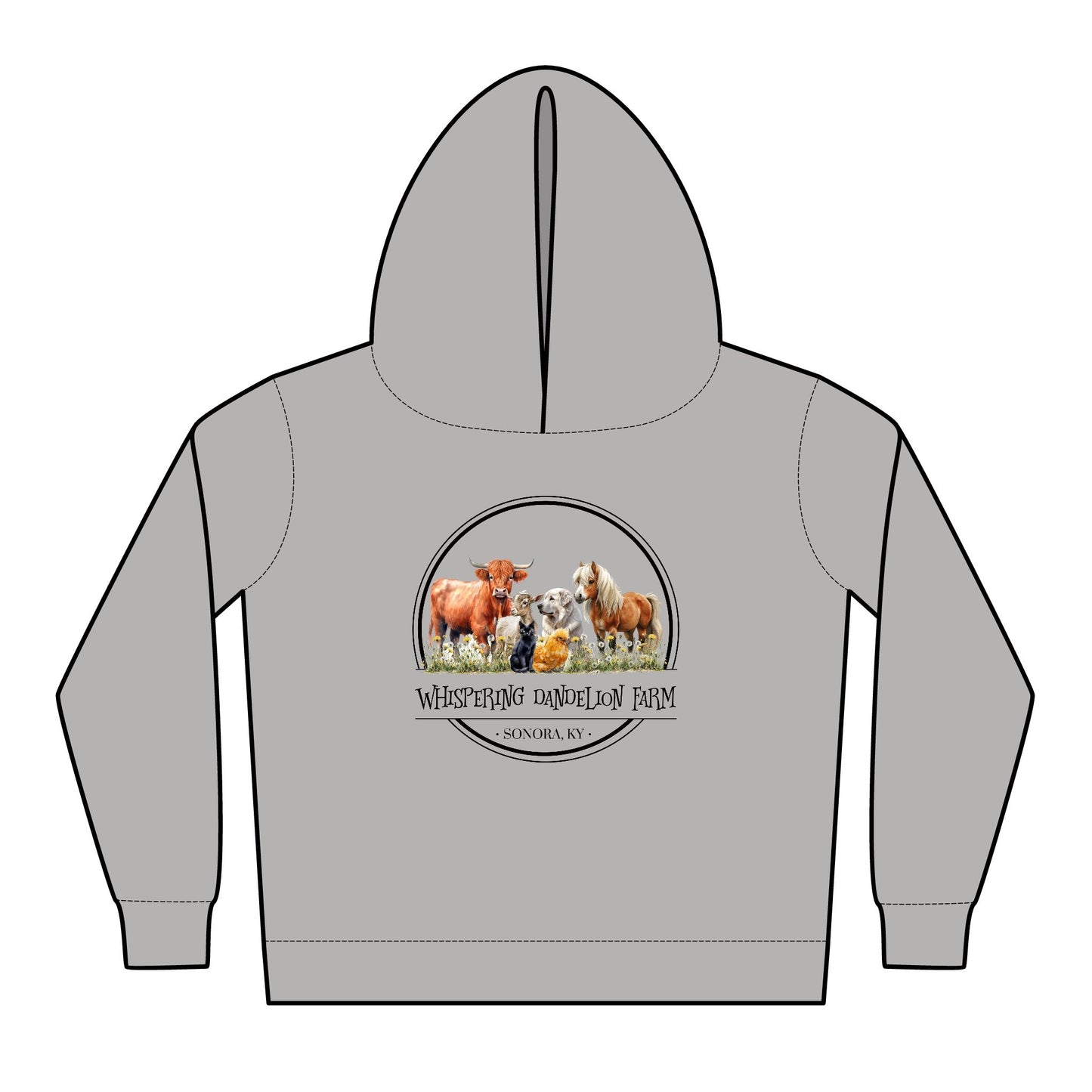 Whispering Dandelion Farm - Toddler Pullover Fleece Hoodies