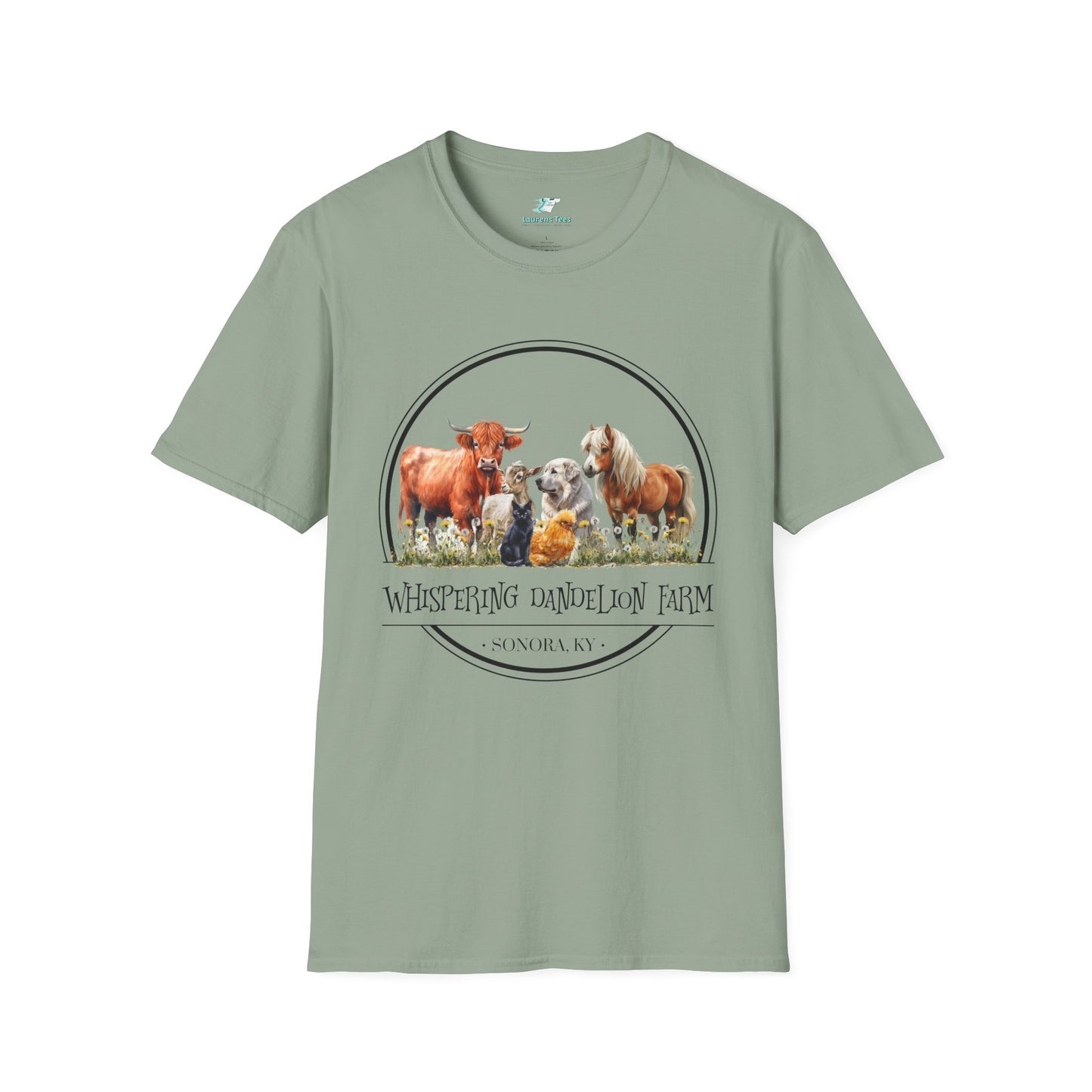 Whispering Dandelion Farm - Unisex Softstyle T-Shirt