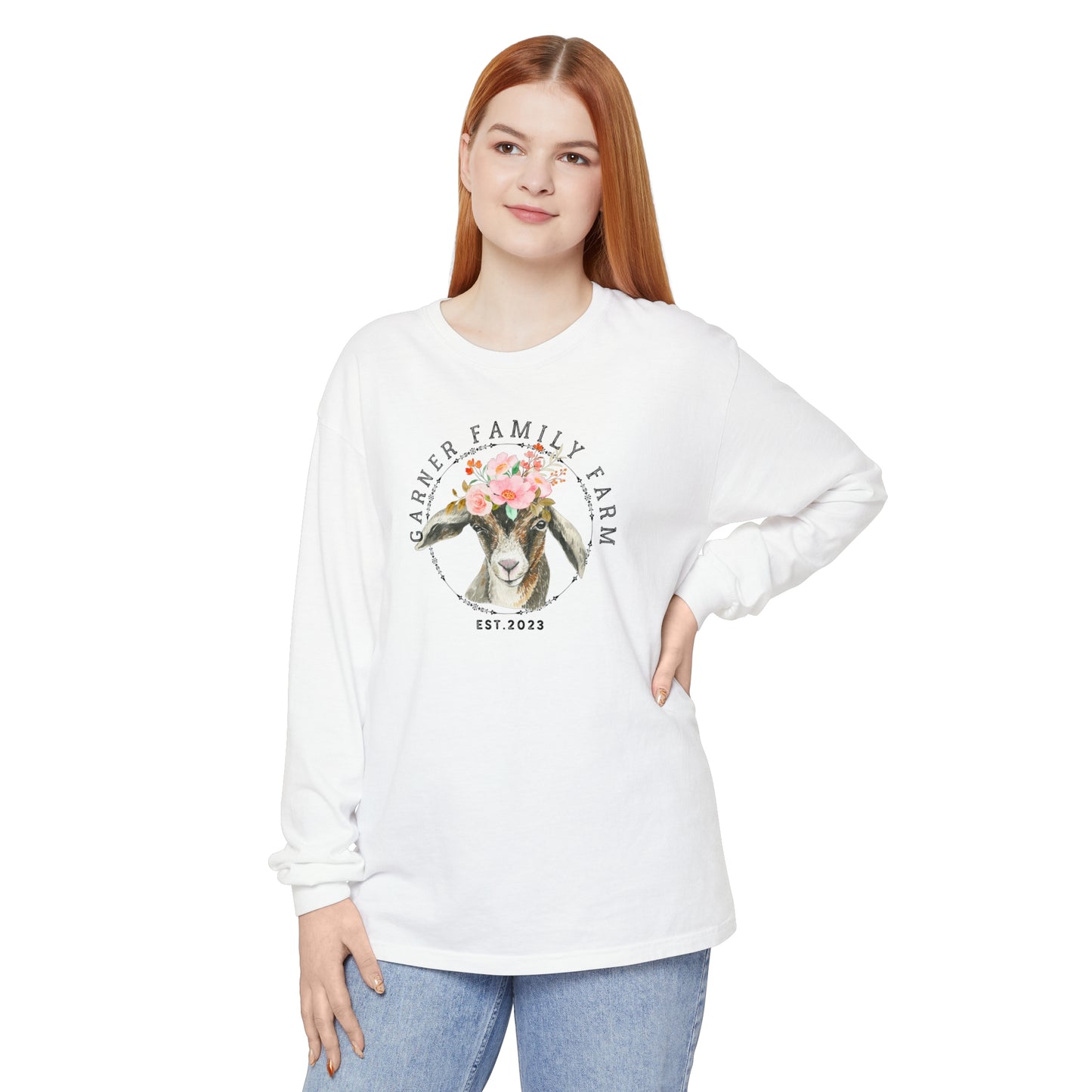 Garner Family Farm - Unisex Garment-dyed Long Sleeve T-Shirt