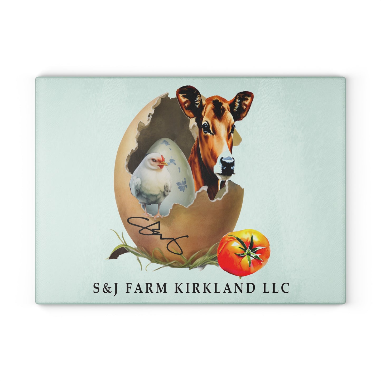 S&J Farm Kirkland LLC - Glass Cutting Board