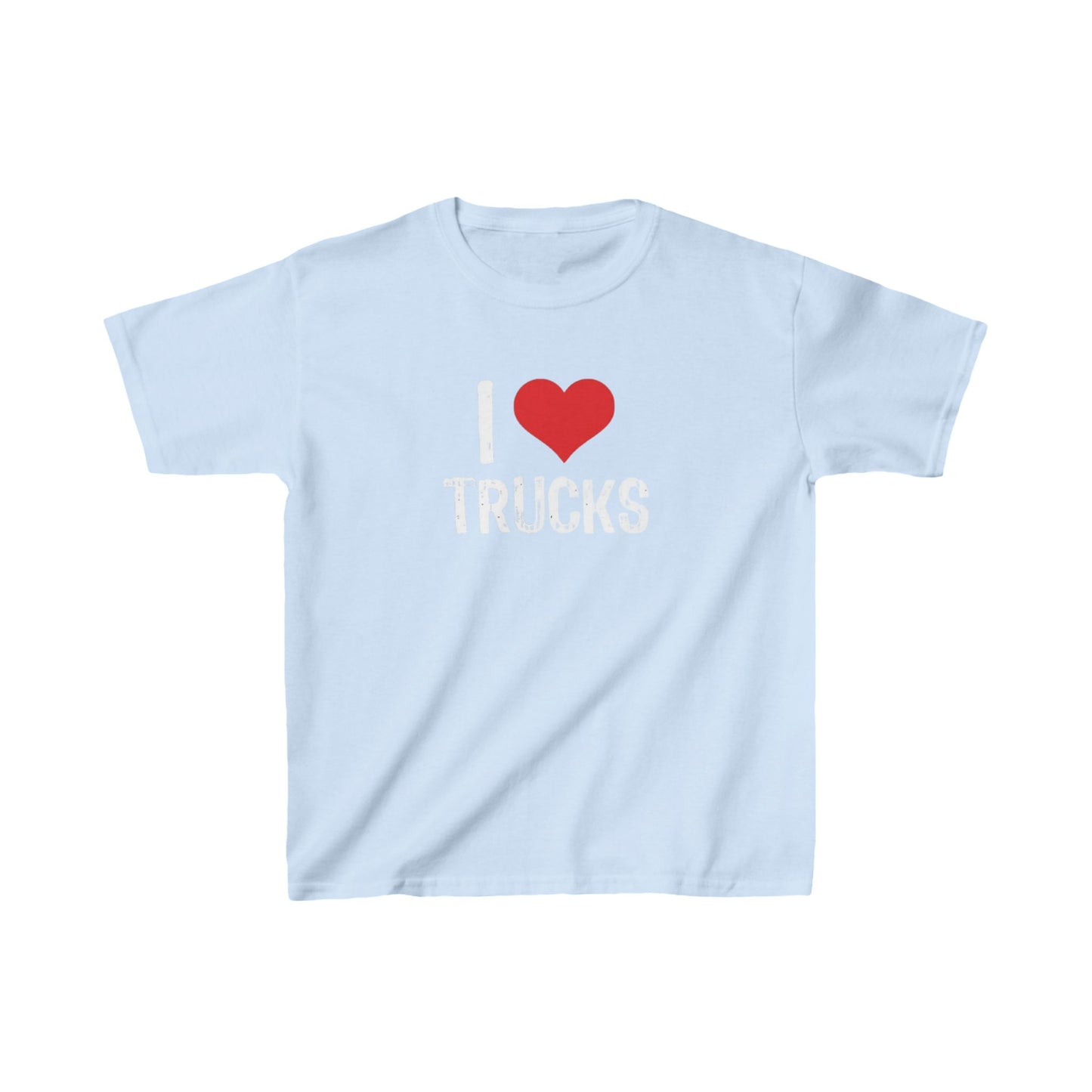 I Love Trucks - Kids Heavy Cotton™ Tee