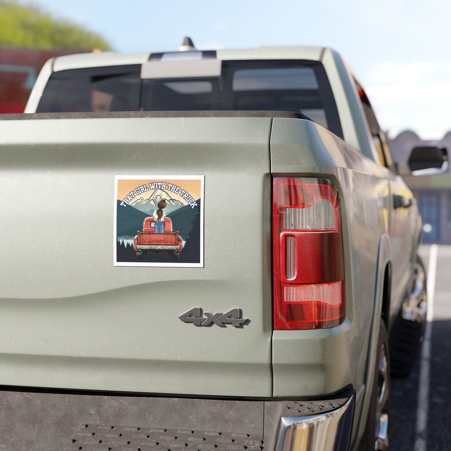 That Girl With The Truck - Car Magnets