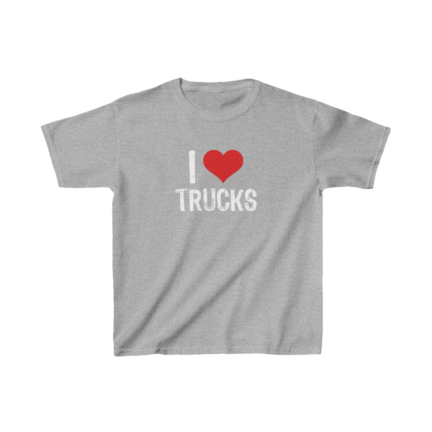 I Love Trucks - Kids Heavy Cotton™ Tee