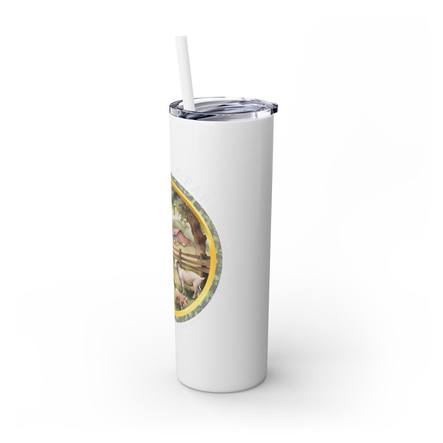 Gould Creek Farm - Skinny Tumbler with Straw, 20oz