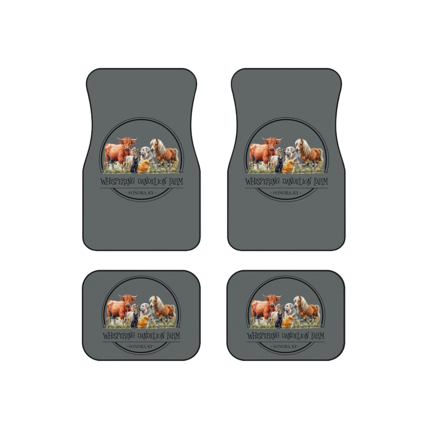 Whispering Dandelion Farm - Car Mats (Set of 4)