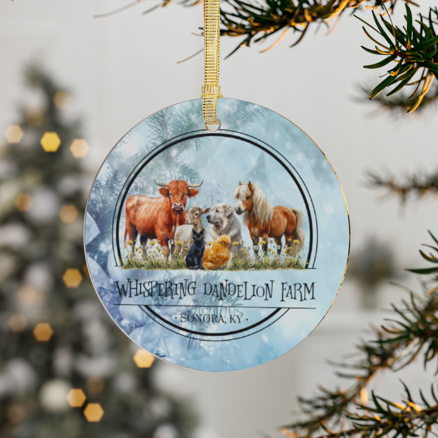 Whispering Dandelion Farm - Acrylic Ornaments