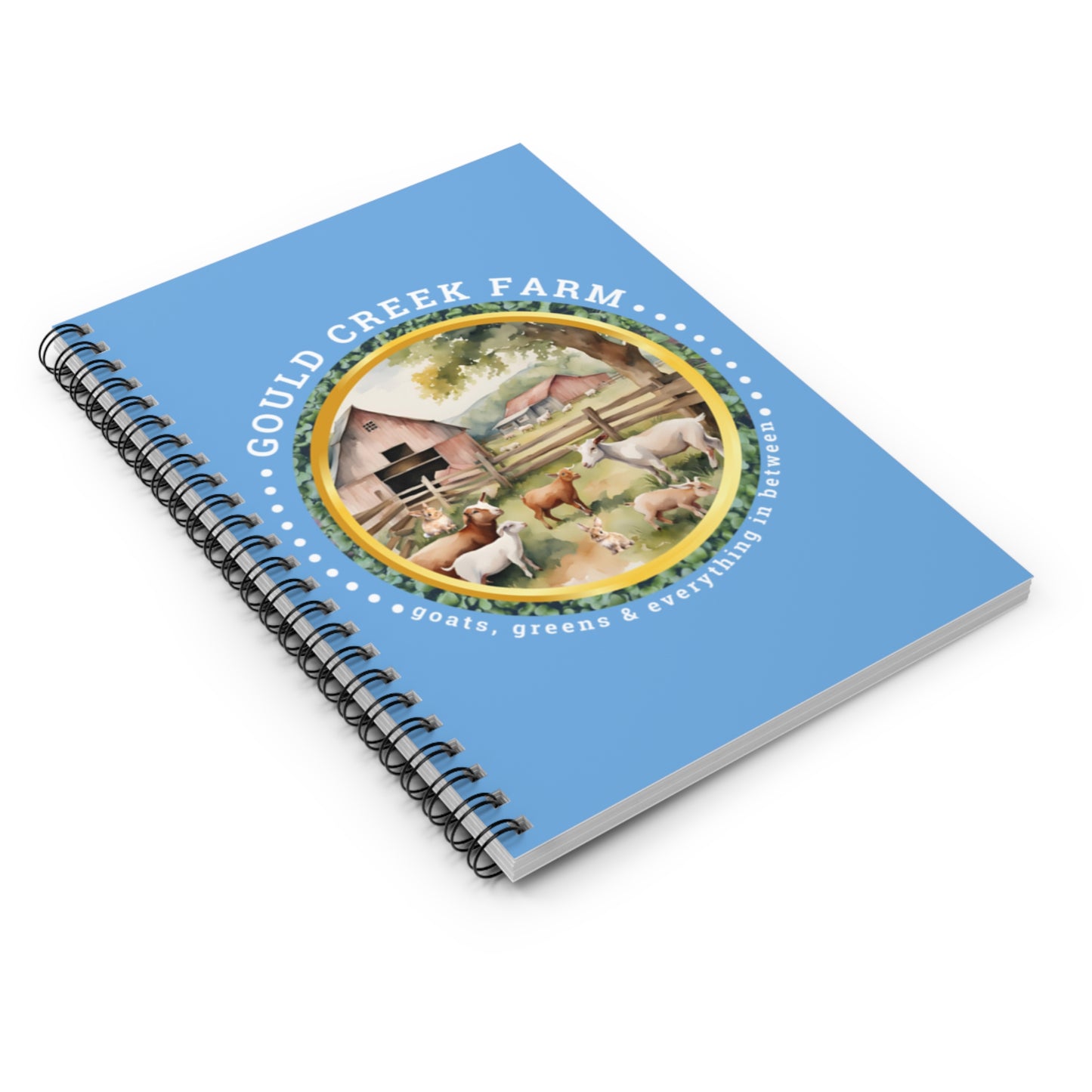 Gould Creek Farm - Spiral Notebook - Ruled Line