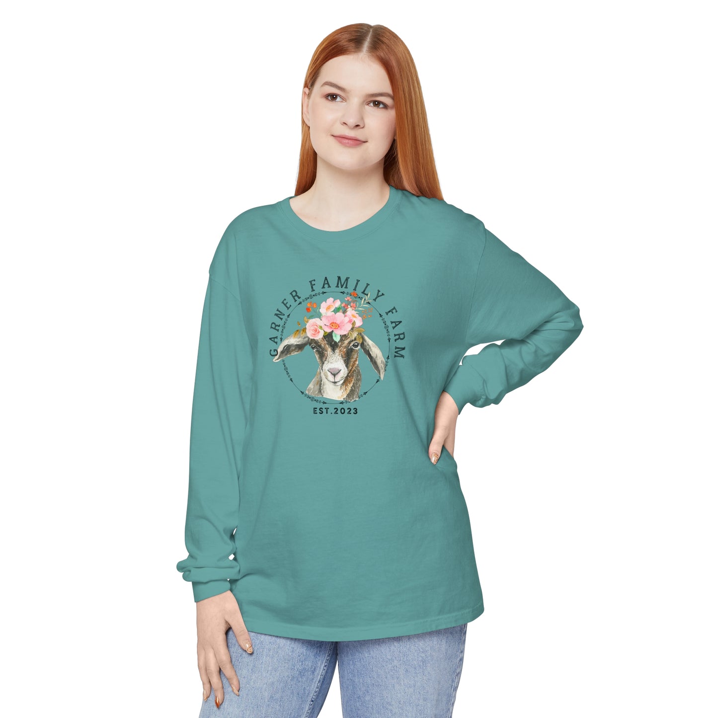 Garner Family Farm - Unisex Garment-dyed Long Sleeve T-Shirt