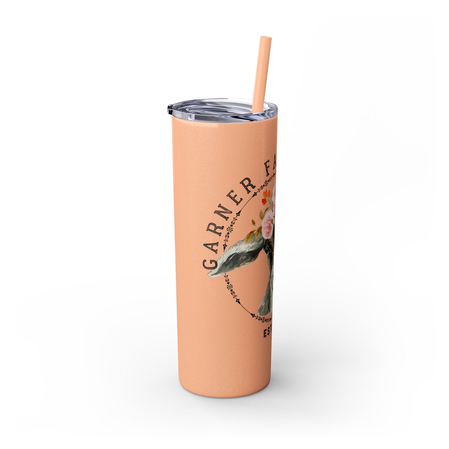 Garner Family Farm - Skinny Tumbler with Straw, 20oz