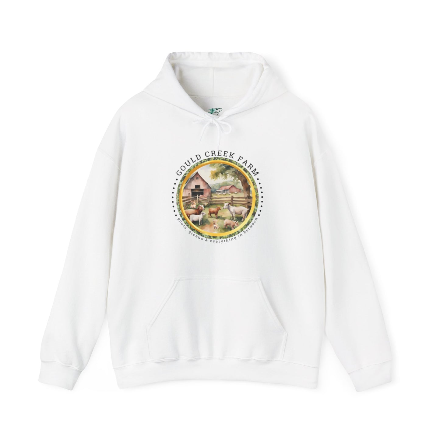 Gould Creek Farm FRONT AND BACK DESIGNS - Unisex Heavy Blend™ Hooded Sweatshirt