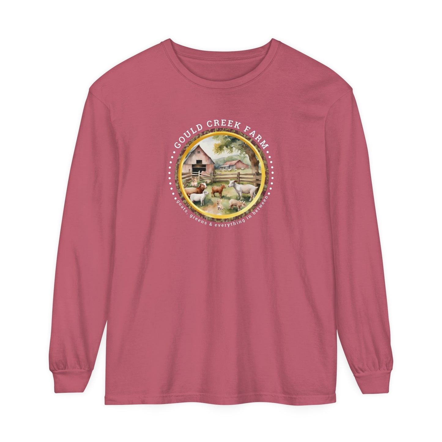 Gould Creek Farm - Unisex Garment-dyed Long Sleeve T-Shirt