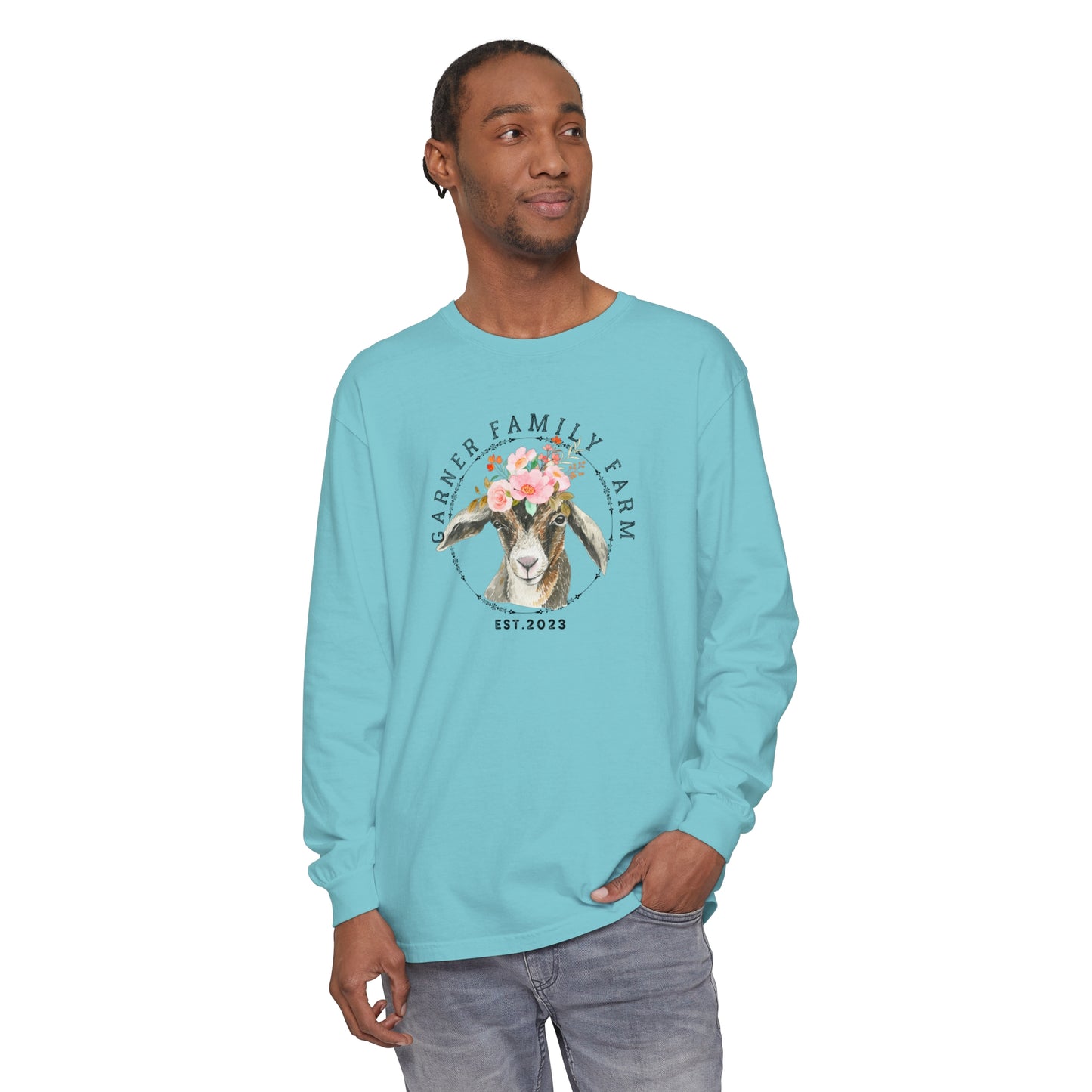 Garner Family Farm - Unisex Garment-dyed Long Sleeve T-Shirt