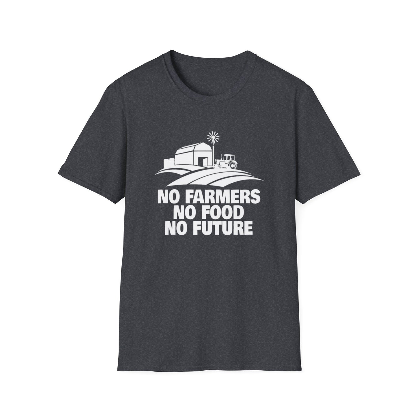 No Farmer No Food No Future - Unisex Softstyle T-Shirt