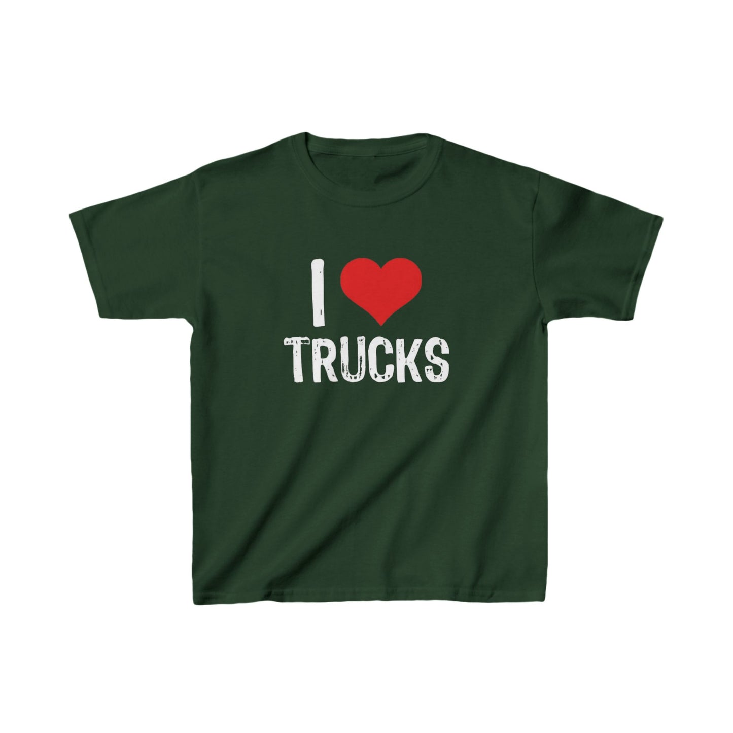 I Love Trucks - Kids Heavy Cotton™ Tee