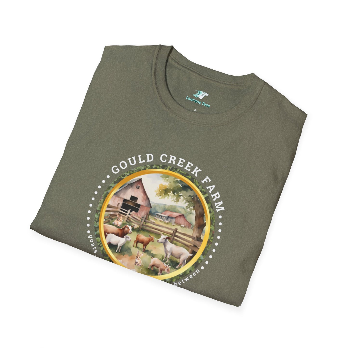 Gould Creek Farms Front - Unisex Softstyle T-Shirt