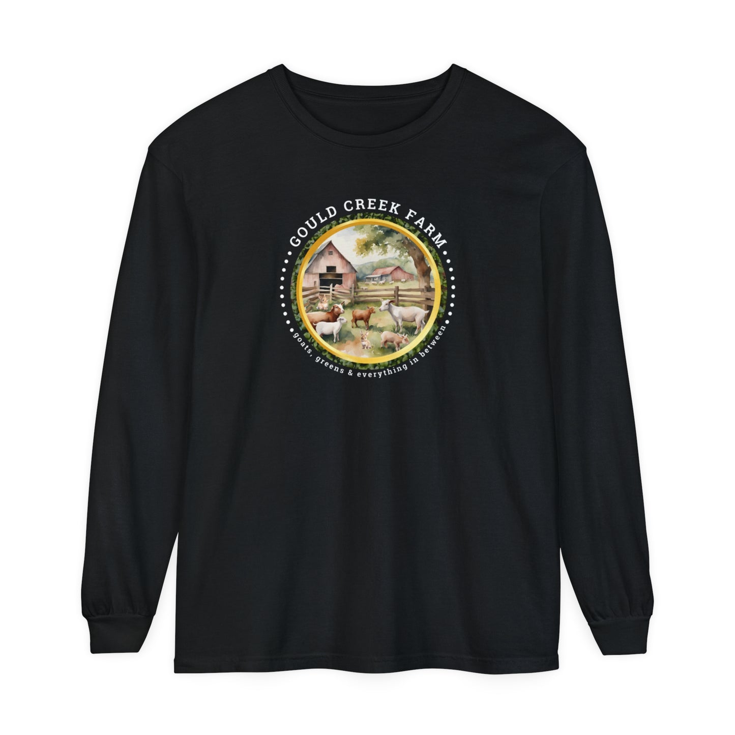 Gould Creek Farm - Unisex Garment-dyed Long Sleeve T-Shirt