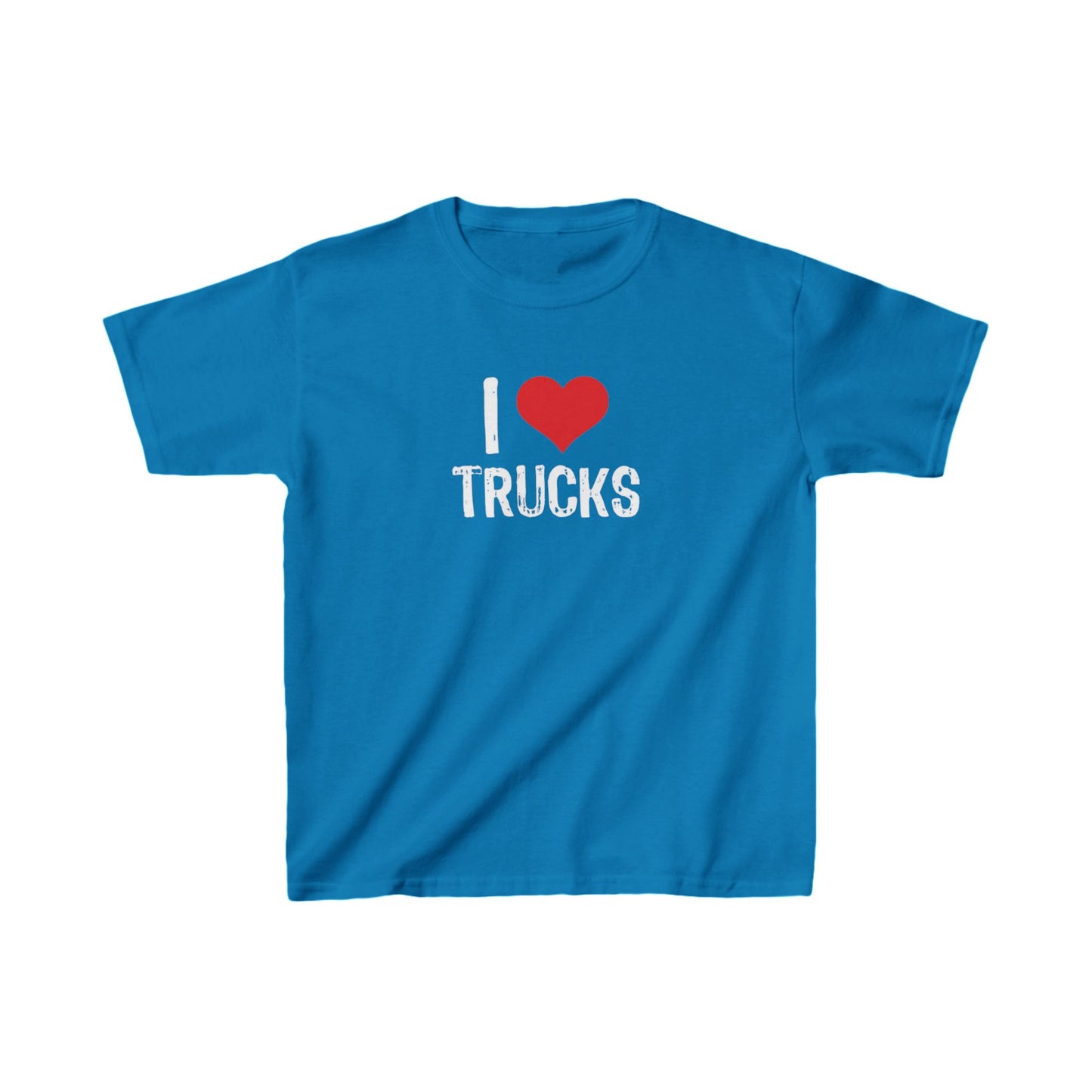 I Love Trucks - Kids Heavy Cotton™ Tee