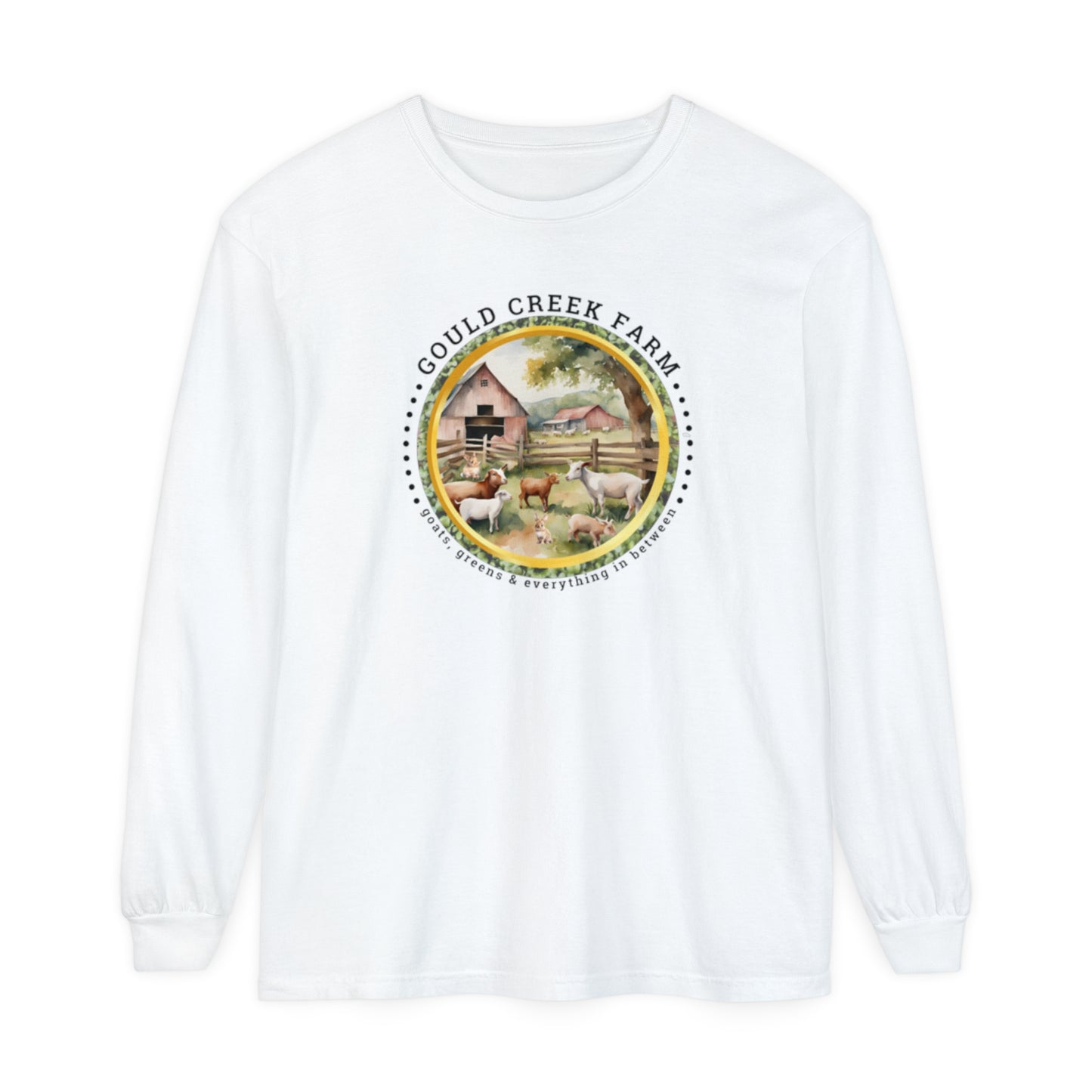 Gould Creek Farm - Unisex Garment-dyed Long Sleeve T-Shirt