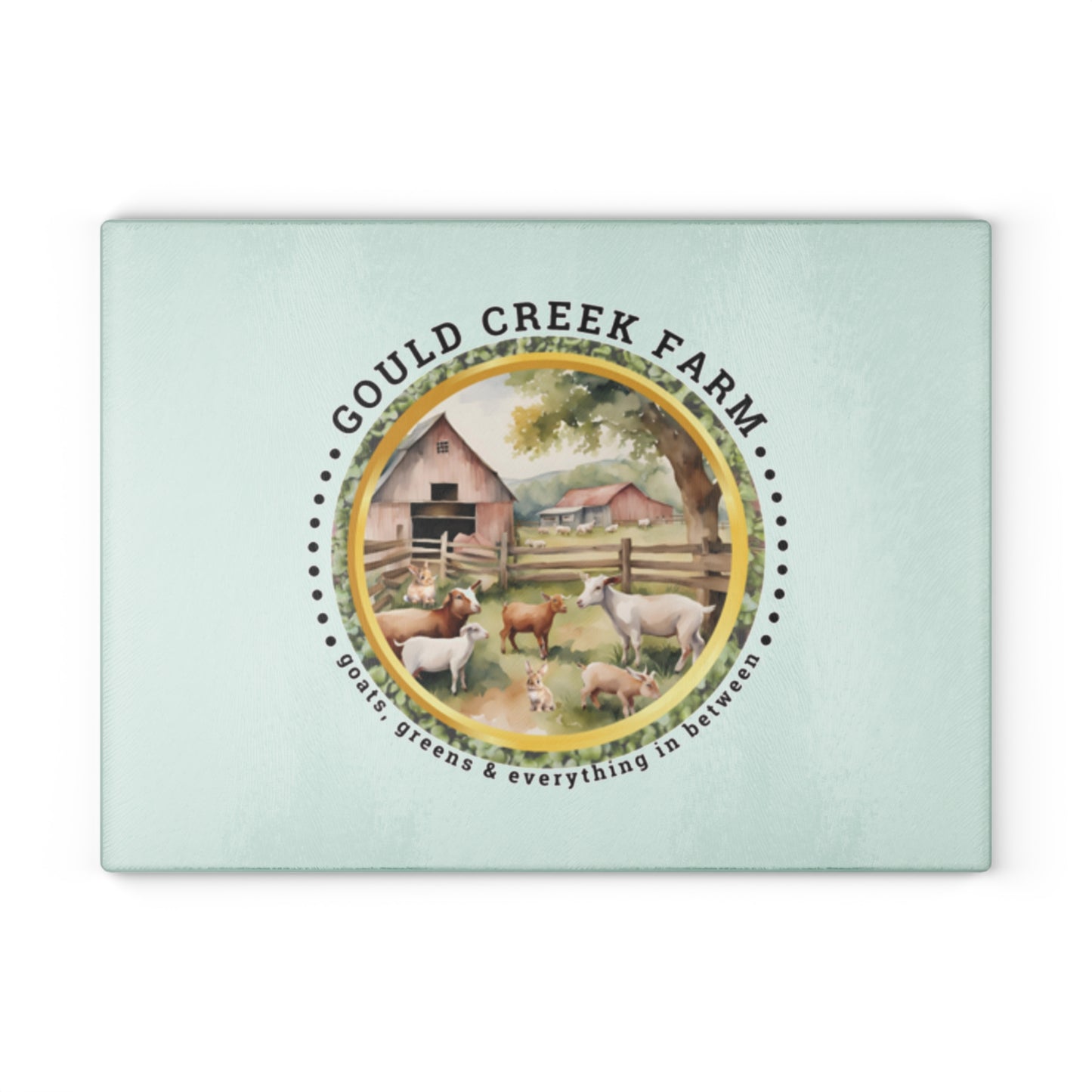 Gould Creek Farm - Glass Cutting Board