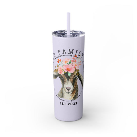 Garner Family Farm - Skinny Tumbler with Straw, 20oz