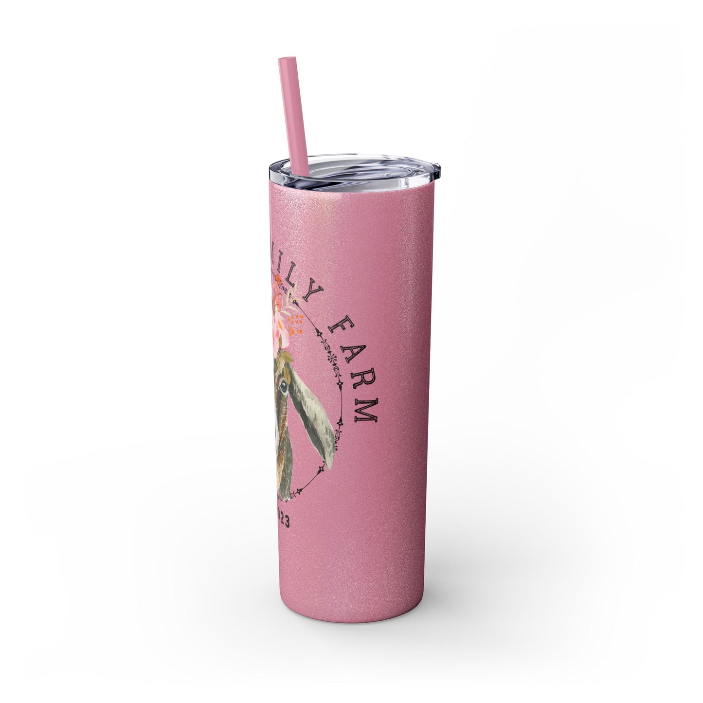 Garner Family Farm - Skinny Tumbler with Straw, 20oz