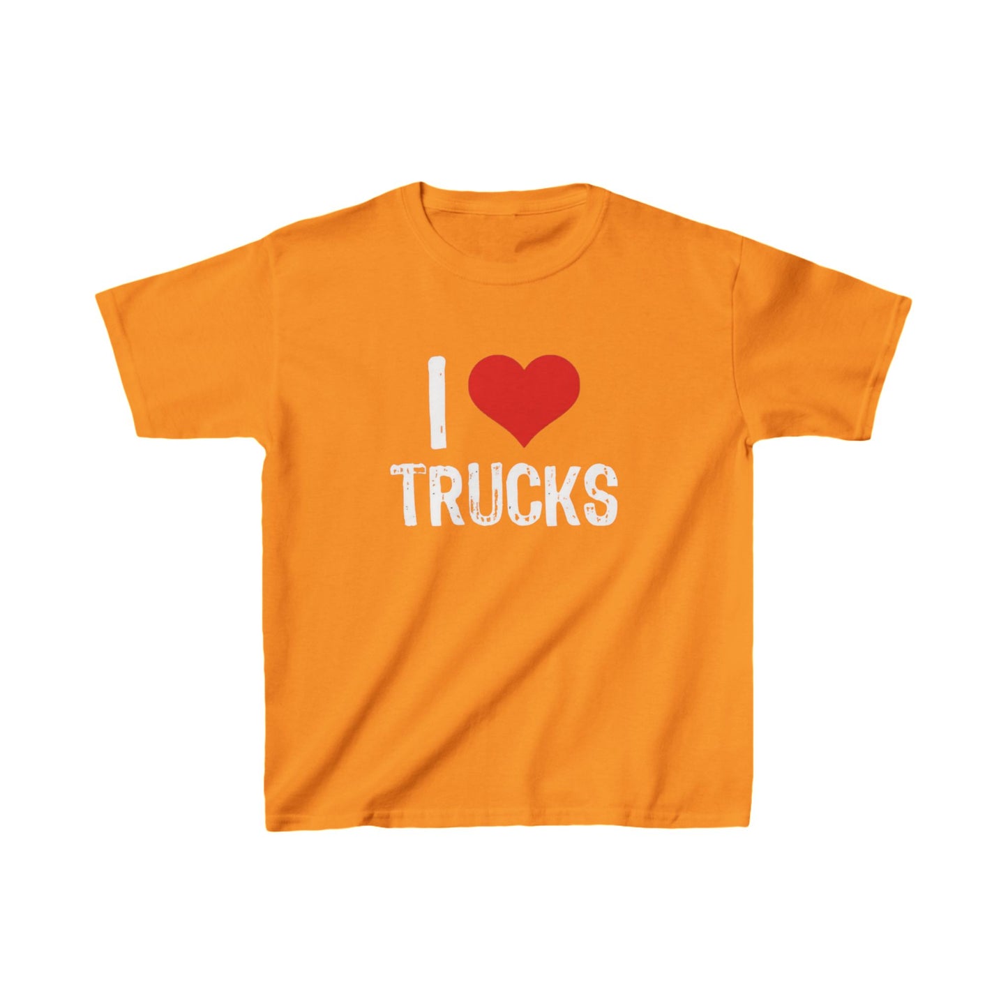 I Love Trucks - Kids Heavy Cotton™ Tee