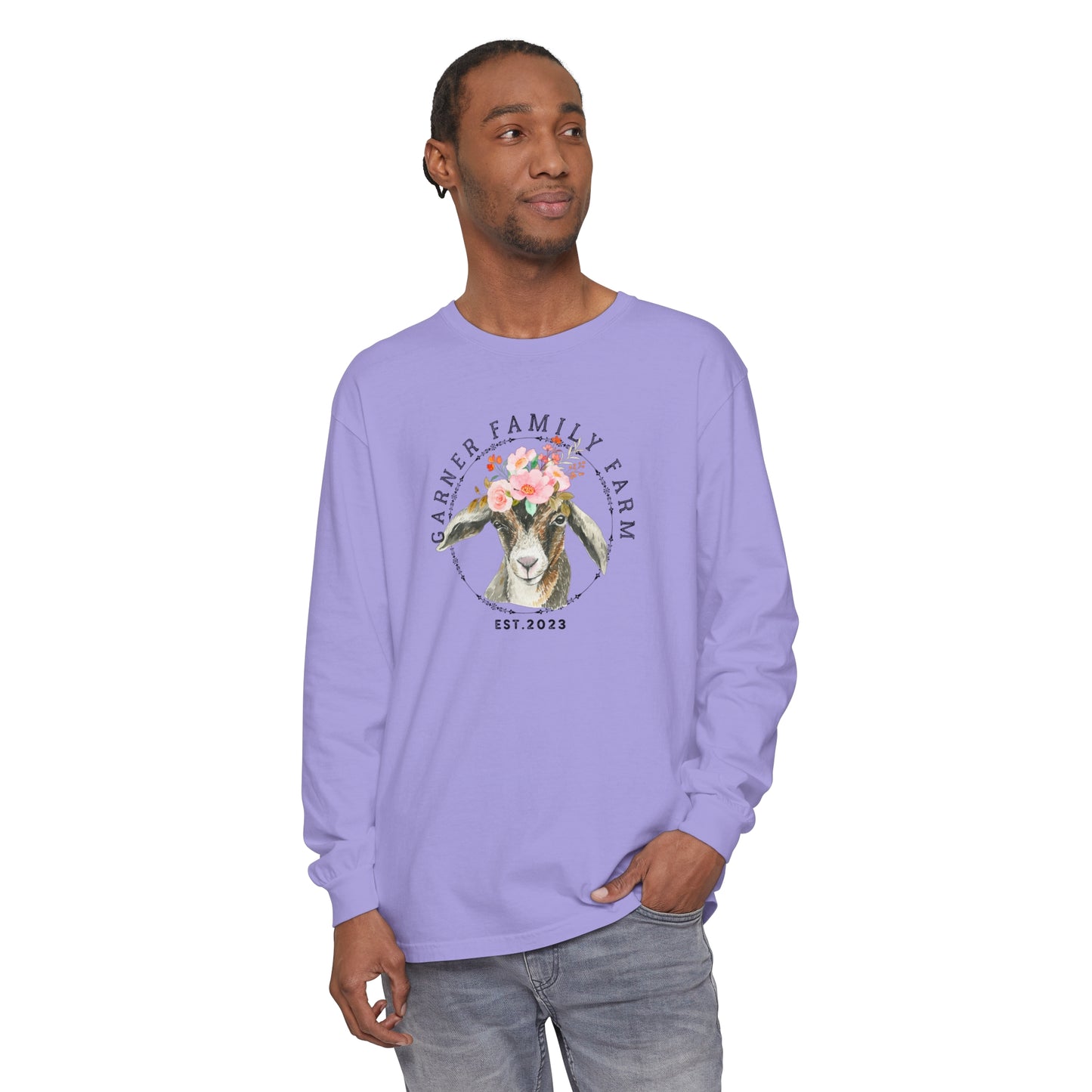 Garner Family Farm - Unisex Garment-dyed Long Sleeve T-Shirt