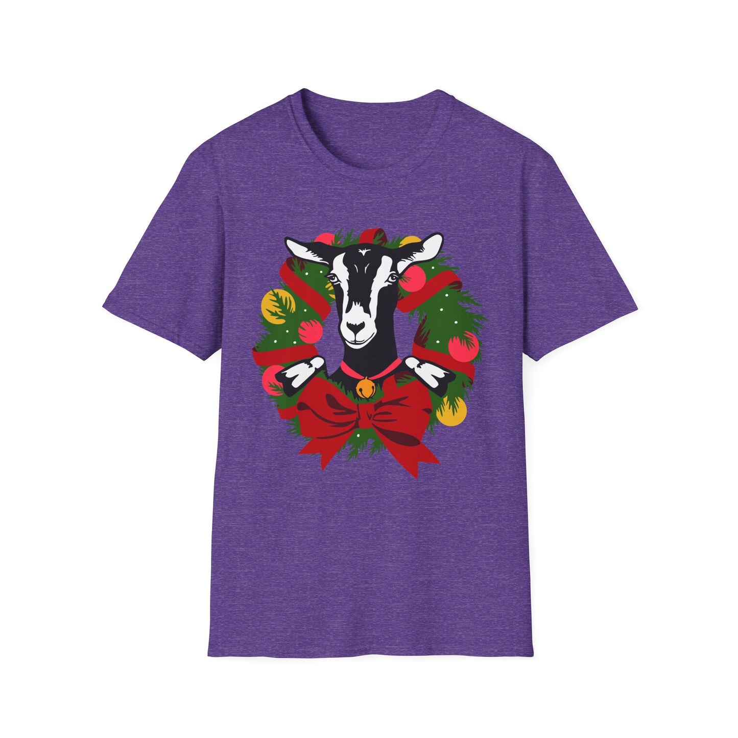 Goat Wreath - Unisex Softstyle T-Shirt