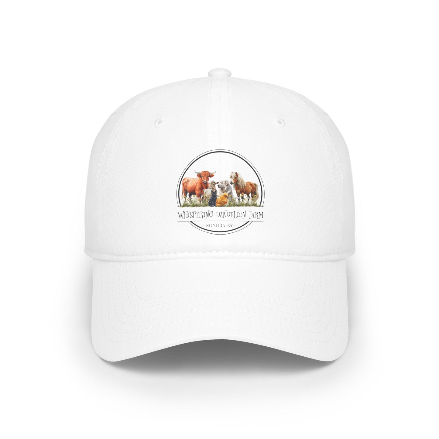 Whispering Dandelion Farm - Low Profile Baseball Cap