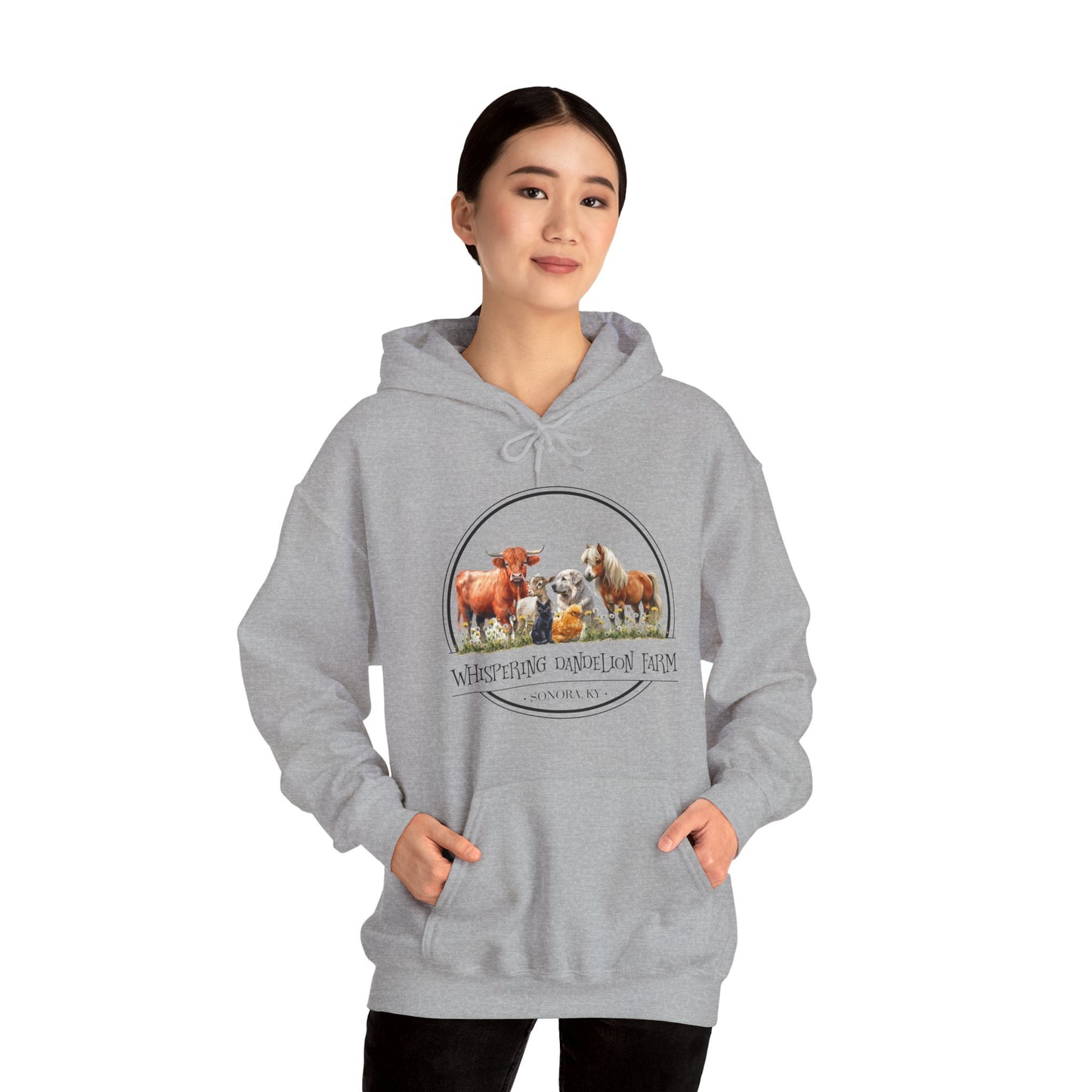 Whispering Dandelion Farm - Unisex Heavy Blend™ Hooded Sweatshirt