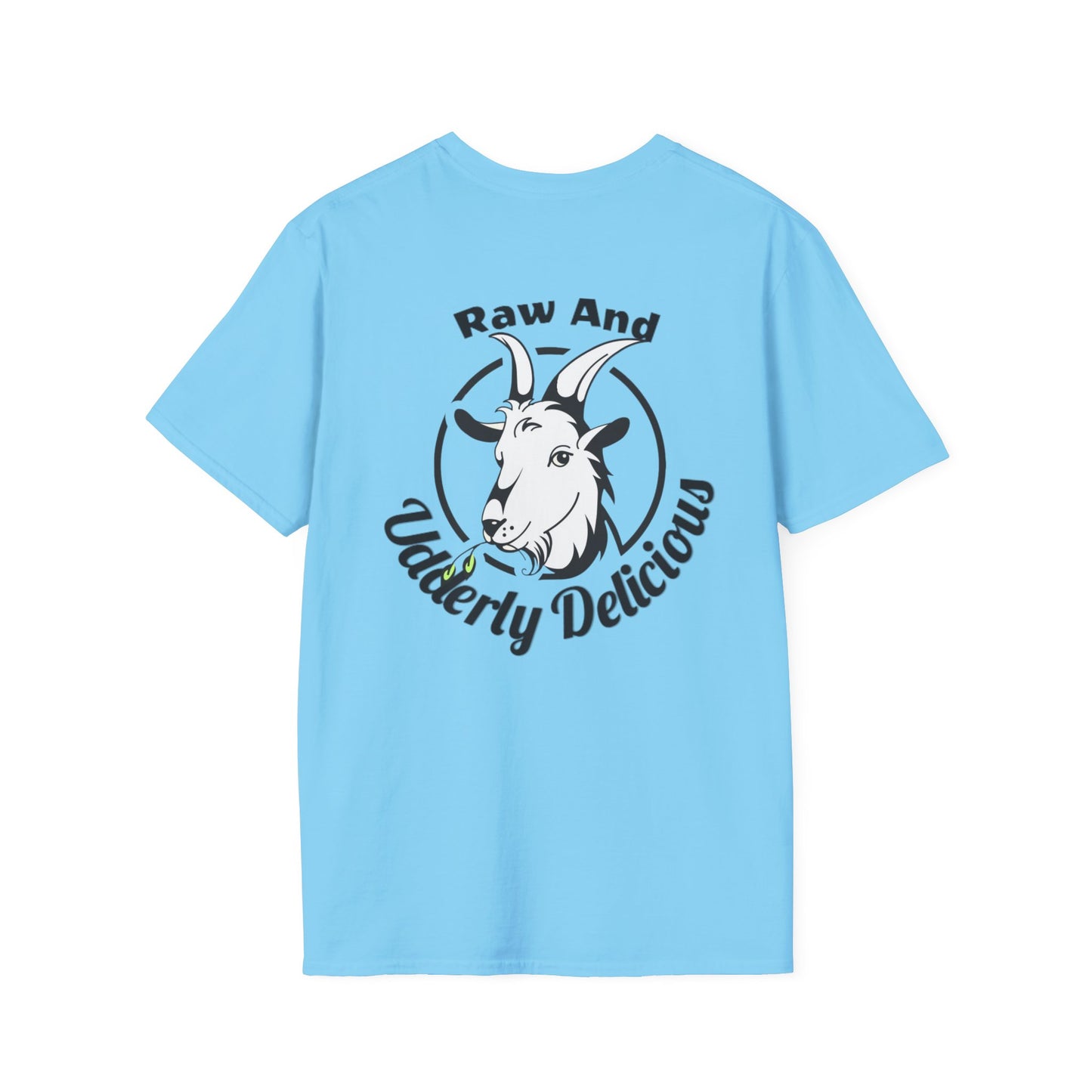 Raw And Udderly Delicious GCF - Unisex Softstyle T-Shirt