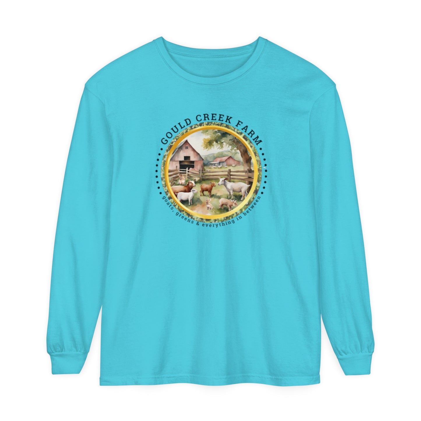 Gould Creek Farm - Unisex Garment-dyed Long Sleeve T-Shirt