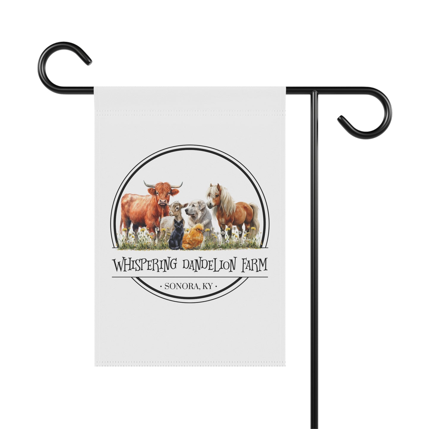 Whispering Dandelion Farm - Garden & House Banner