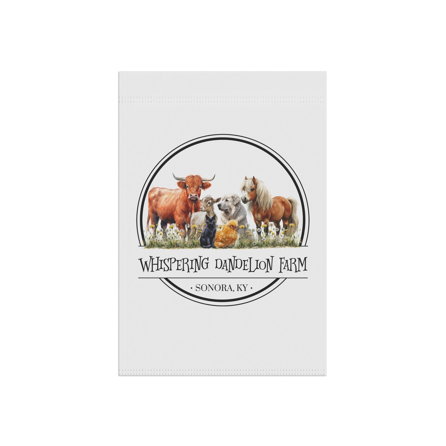 Whispering Dandelion Farm - Garden & House Banner