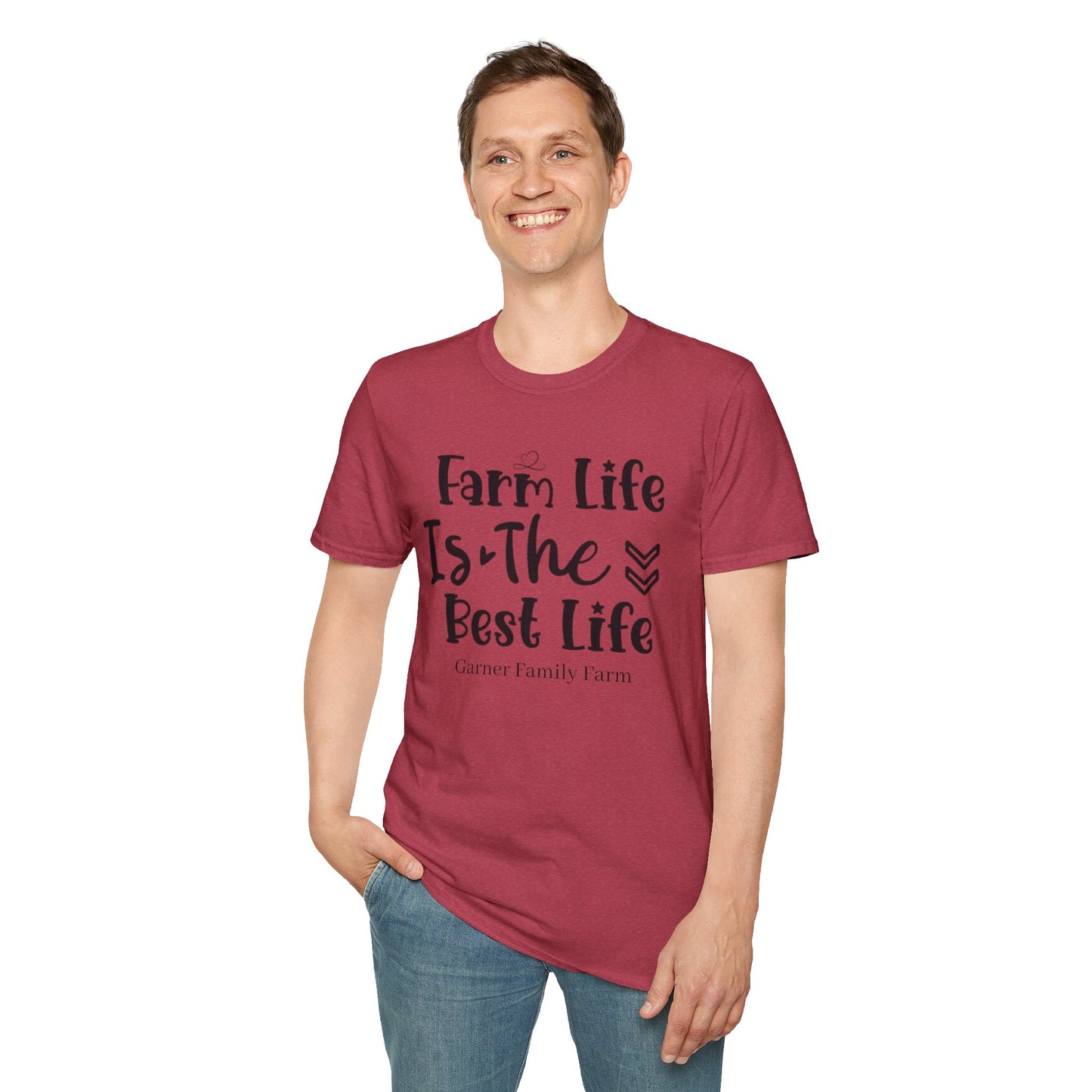 Farm Life is the Best Life GFF - Unisex Softstyle T-Shirt