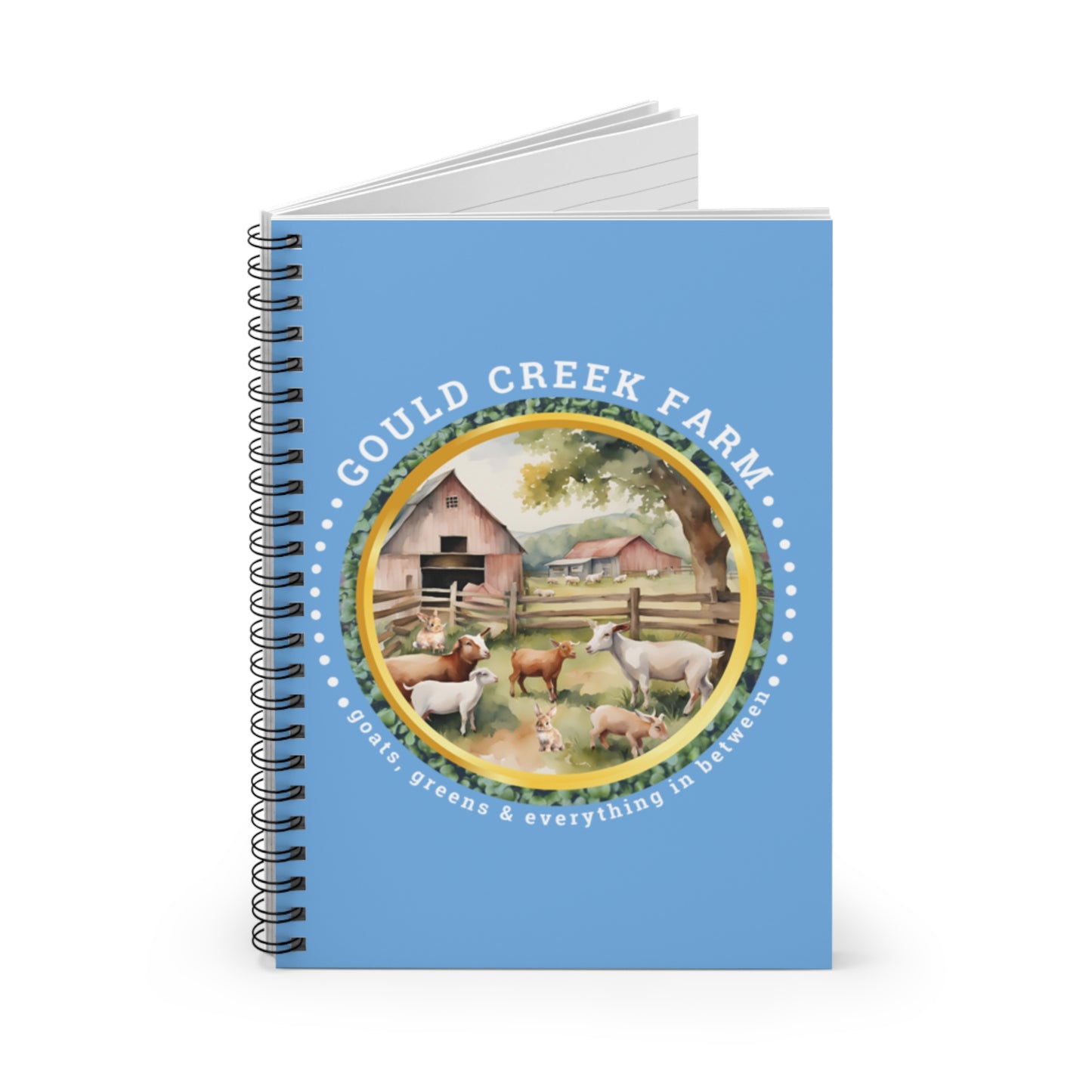 Gould Creek Farm - Spiral Notebook - Ruled Line