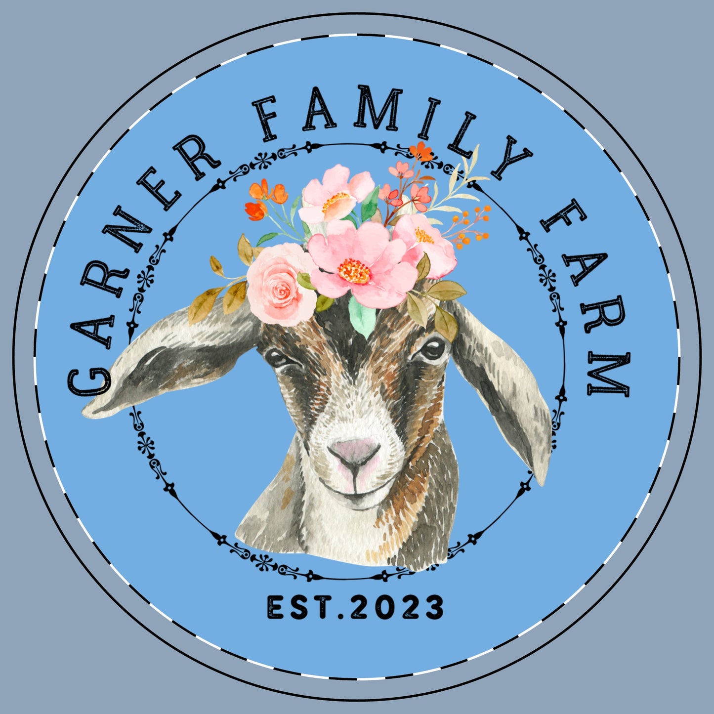 Garner Family Farms - Cork Backed Ceramic Coaster