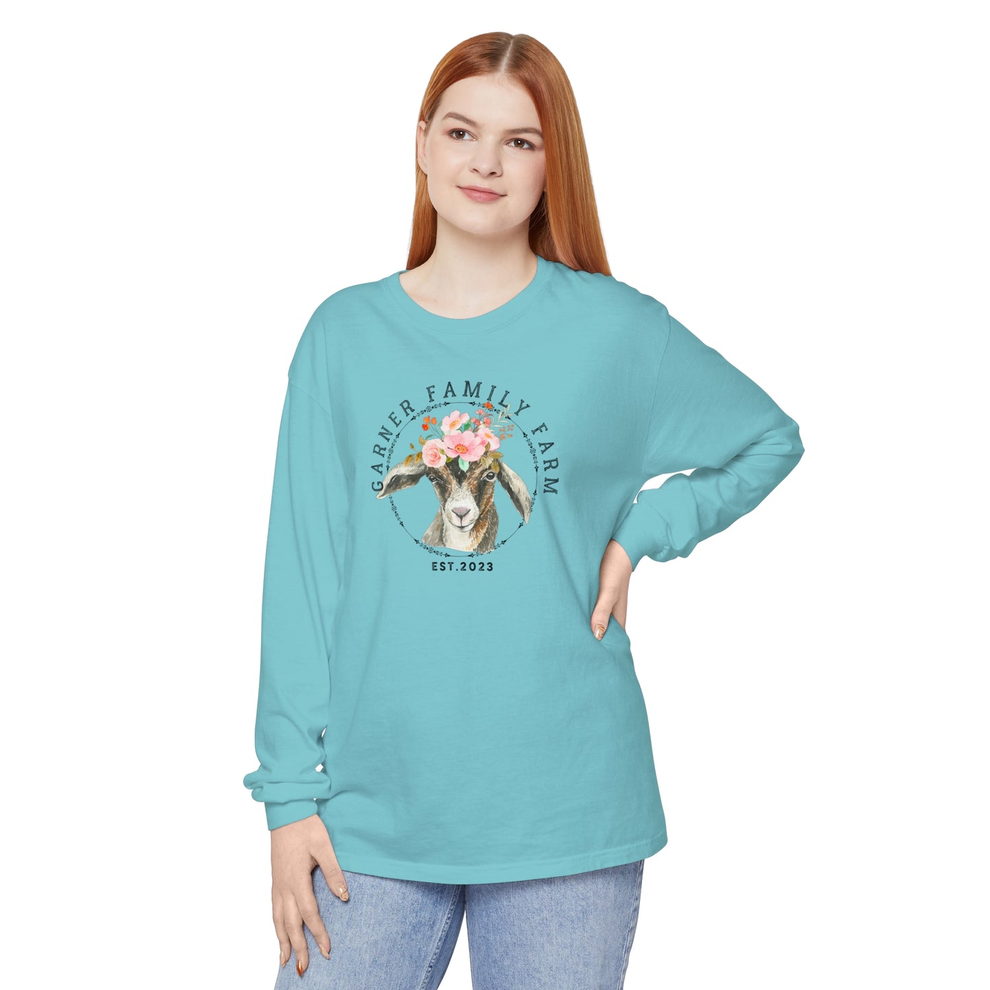 Garner Family Farm - Unisex Garment-dyed Long Sleeve T-Shirt