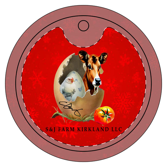 S&J Farm Kirkland LLC - Ceramic Ornaments, 2-Side Print