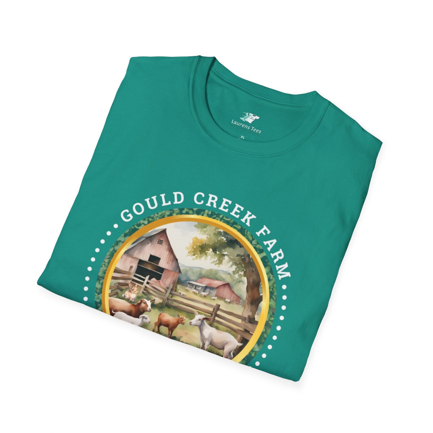 Gould Creek Farms Front - Unisex Softstyle T-Shirt