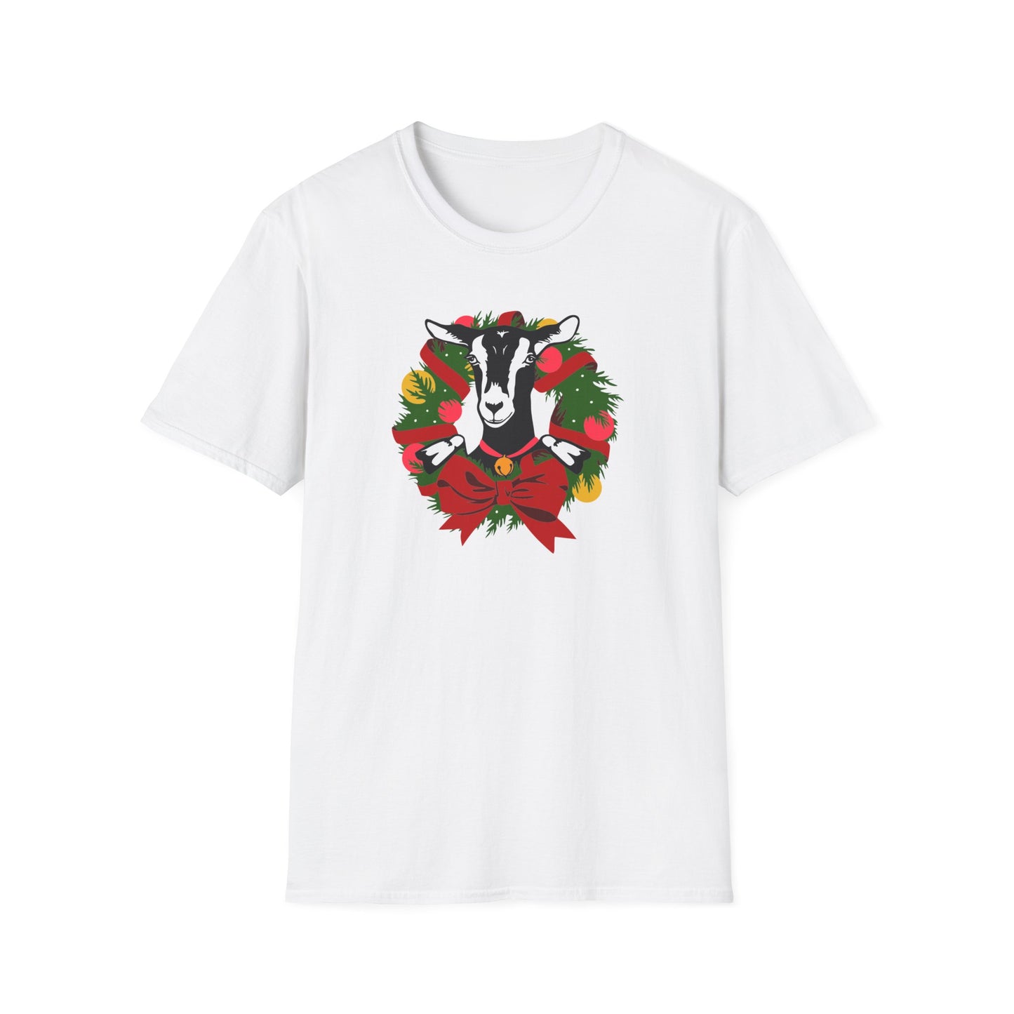 Goat Wreath - Unisex Softstyle T-Shirt