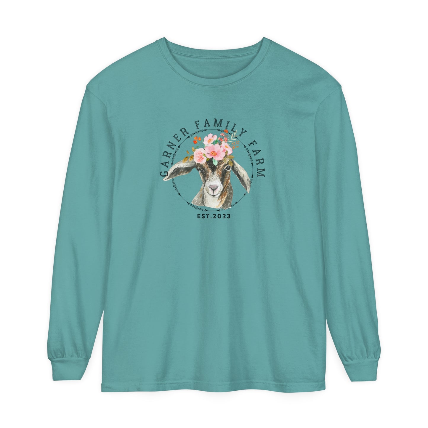 Garner Family Farm - Unisex Garment-dyed Long Sleeve T-Shirt